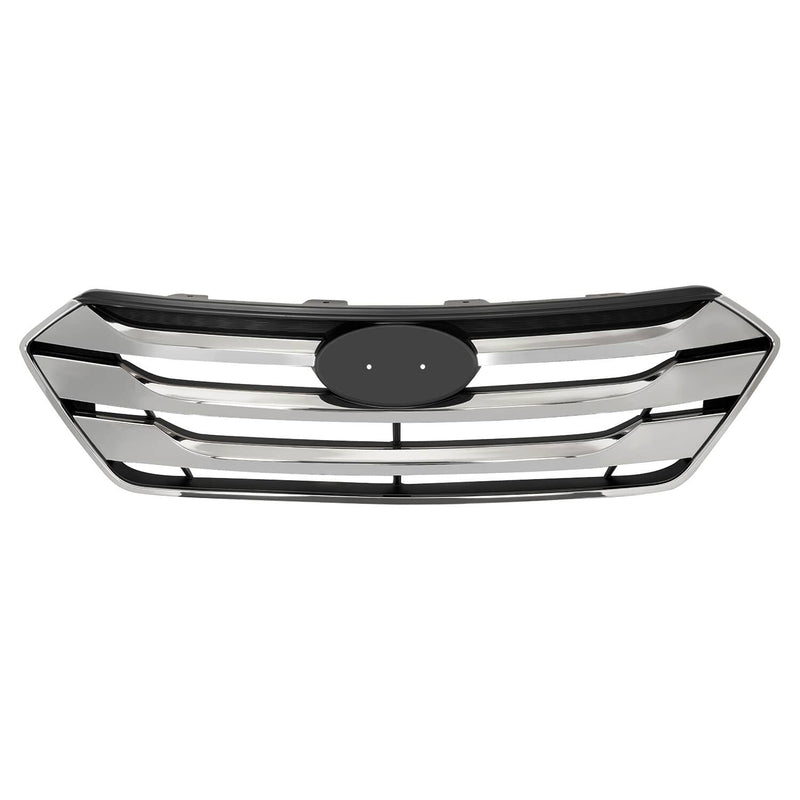 DURAFORCE Front Upper Lower Bumper Grille Set for Hyundai Santa Fe Sport 2013-2016