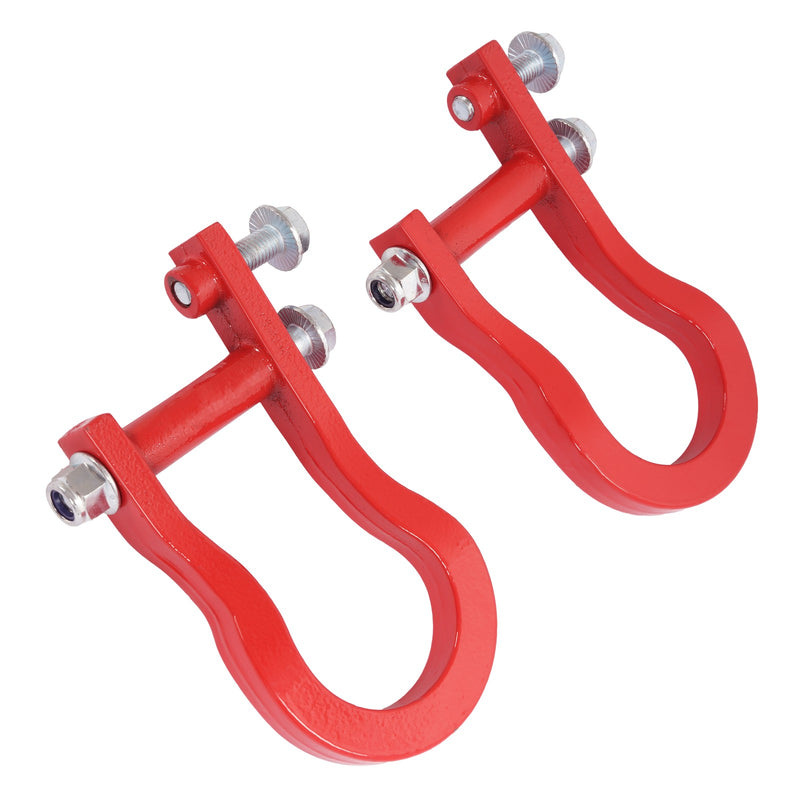84192871 Red Tow Hook for Chevrolet Silverado for GMC Sierra 1500 2007-19 2pcs