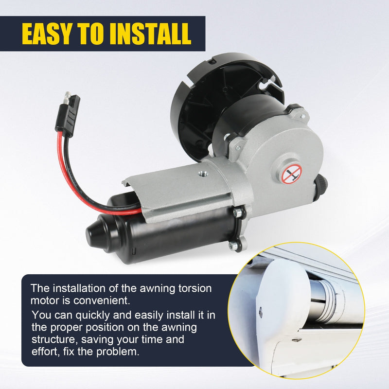 3317084.000U Motor Drive Black for Dometic 9200 Series RV Awning