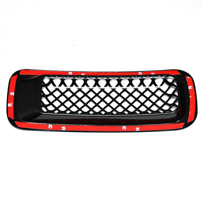 Black Front Mesh Grill Grille Insert Cover for Jeep Patriot 2011-2017 7 PCS