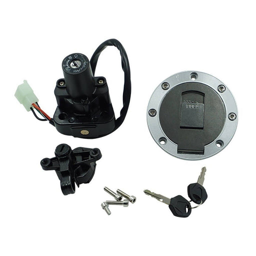 DURAFORCE Ignition Switch Fuel Gas Cap Seat Lock for Yamaha YZF600R 1000 XJR 400 600