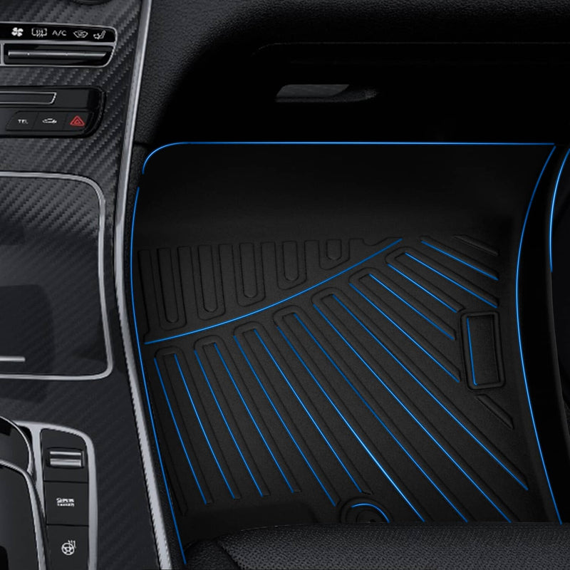Car Floor Mats For Hyundai Sonata 2020-2024 Kia K5 2021-2025 FWD All Weather