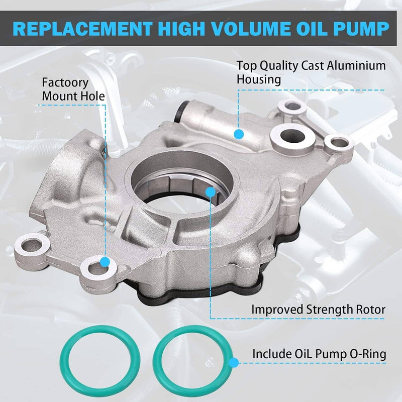 10355HV High Pressure High Volume Oil Pump for 2007-14 Chevrolet GM LS 5.3L 6.0L