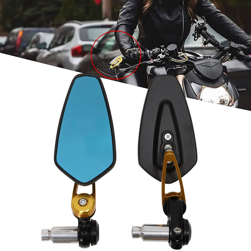 7/8" 22mm Bar End Side Mirrors for Suzuki SV650 GSX-S750 GSX-S1000
