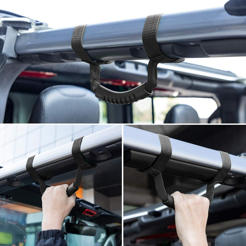 Roll Bar Grab Handles for Jeep Wrangler TJ JK JKU JL JLU 1955-2021