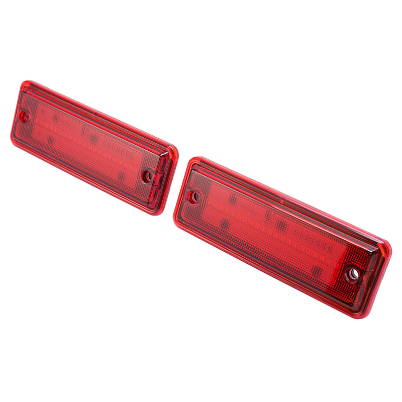LED Rear Side Marker Parking Lights for El Camino Caballero Malibu 1978-1987