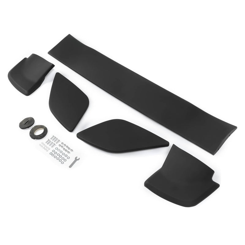 DURAFORCE Rear Trunk Spoiler Wing For Subaru WRX STI 2015-2021 JDM Style Matte Black