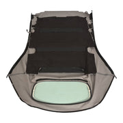 DURAFORCE Convertible Top Glass Window for Toyota Solara 2004-2009 08 Black Twill Vinyl