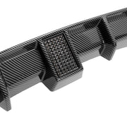 DURAFORCE Rear Bumper Lip Diffuser LED Light for BMW F30 F31 M Sport 2012-18 Carbon Style