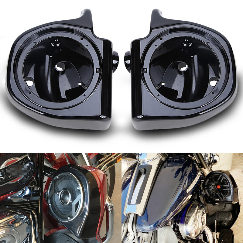 6.5" Speaker Pods Box for Harley Touring Road King Street Electra Glide 94-13
