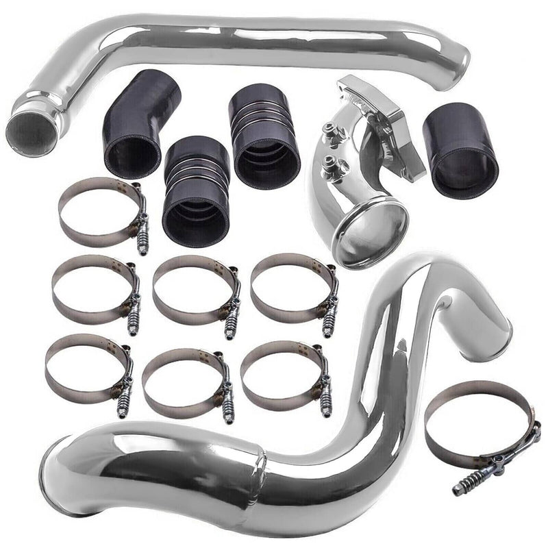 Turbo Intercooler Pipe Kit Intake Elbow for Ford F250 6.0L Powerstroke