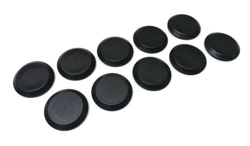 DURAFORCE Black Plastic Flush Mount Hole Plug 1.25 In for Sheet Metal Body Panel 10 pc