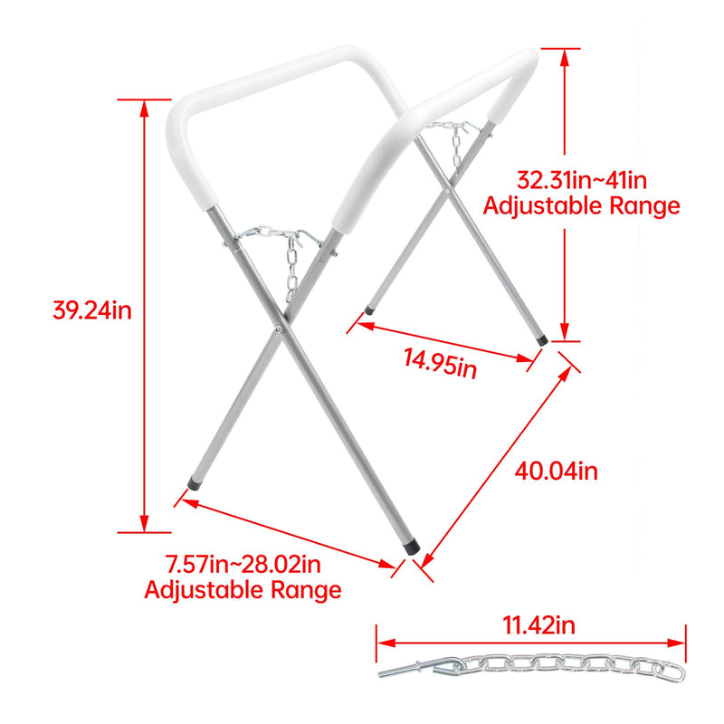 Heavy Duty Auto Body Painting Adjustable Work Stand For Bumpers 500 LBS Silvery