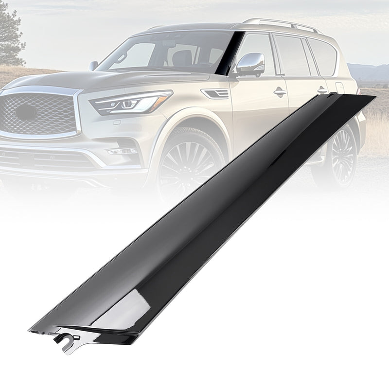 Left Windshield Pillar Trim Molding for Infiniti QX56 QX80, for Nissan Armada