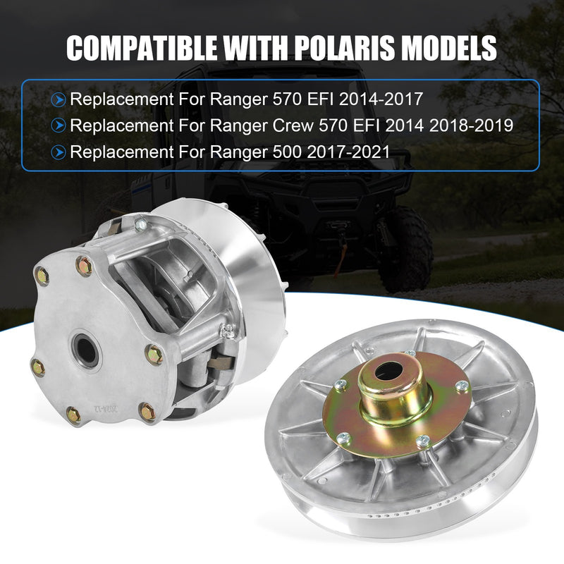 1323275 1323070 Primary Secondary Clutch w/ Belt for Polaris Ranger 570
