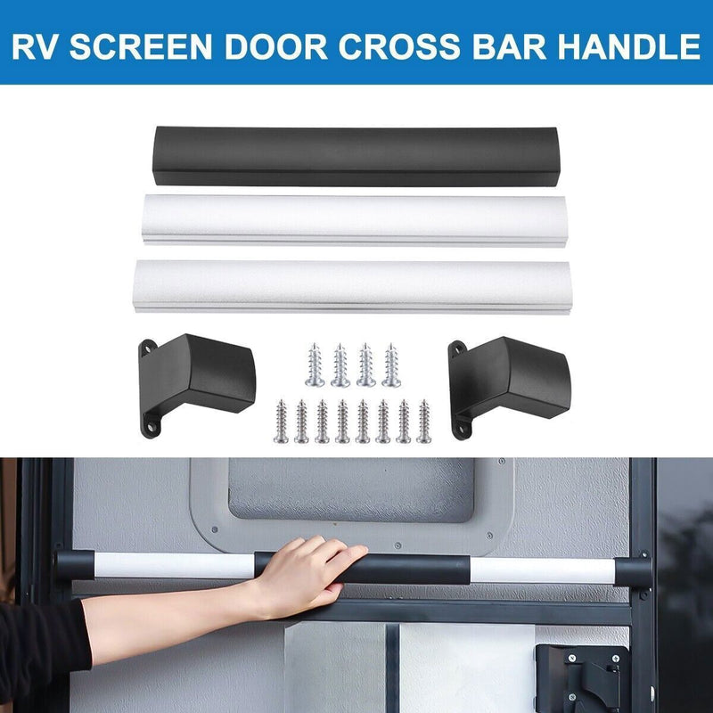 RV Screen Door Cross Bar Handle for Camper Trailer Universal Adjustable