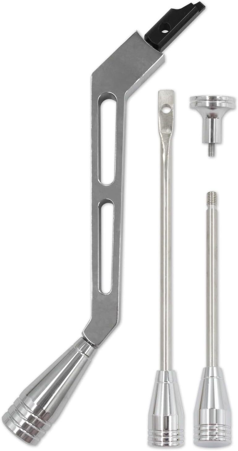 Column Shifter Lever Turn Signal Hazard Tilt Kit Polished for GM Chevy Buick