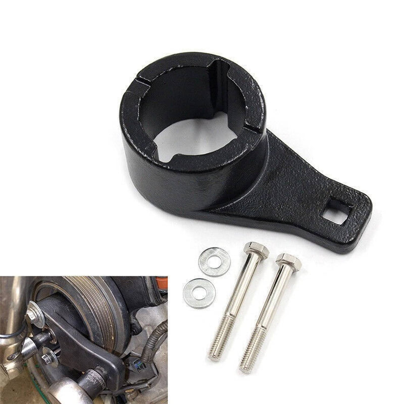 Harmonic Damper Pulley Holding Tool Set Crankshaft Crank Holder for Lexus Toyota