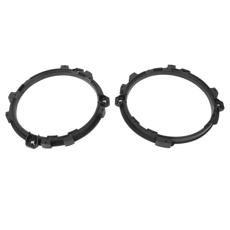 Black 7" Headlight Replacement Mount Bracket Ring for Jeep Wrangler 1997-2006