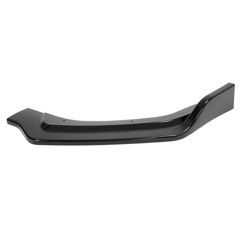 Glossy Black Front Bumper Lip Splitter Chin for Infiniti Q50 2018-2024 Luxe
