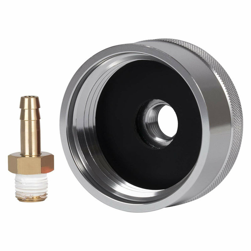 Extended Run Gas Cap Silver Aluminum for Honda EU1000i EU2000i EU2200i EU3000i