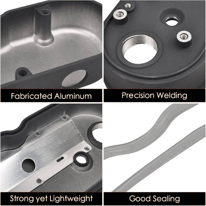 Valve Covers with Coil Mounts and Covers for Chevy LS LS1 LS2 LS3 LS6 LS7 Alumin