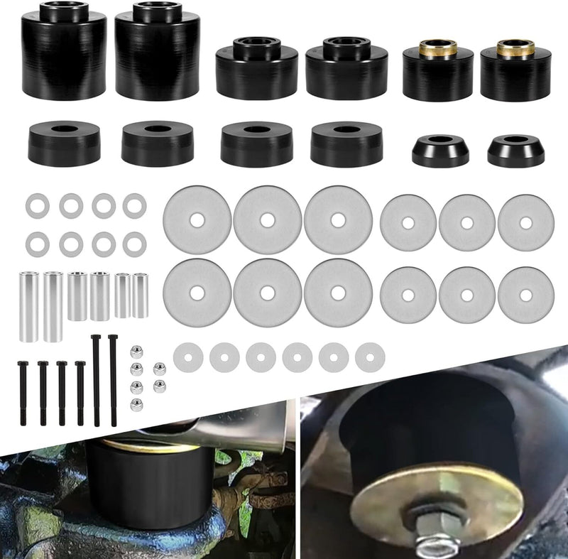 4.4123R Body Mount Bushing Set Kit for Ford F150 F250 F350 2WD 4WD 1980-1998