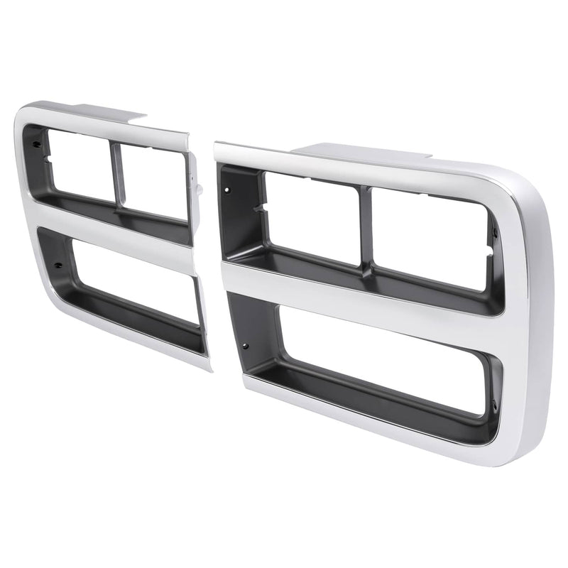 DURAFORCE Headlight Bezel Door Set for Chevrolet G10 G20 G30 1992-95 Driver Passenger Pair