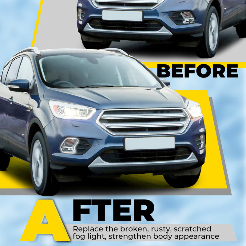 Passenger Right Side Fog Light Parking Lamp for Ford Escape Kuga 2017-2019