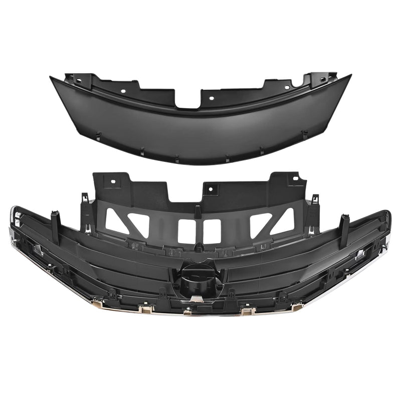 DURAFORCE Front Upper Bumper Grille Cover Assembly for Nissan Versa Note 2014-2016