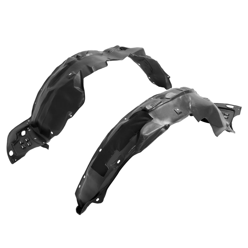 Front LH RH Inner Fender Liners With Insulation Foam for Honda Civic 2012-2015