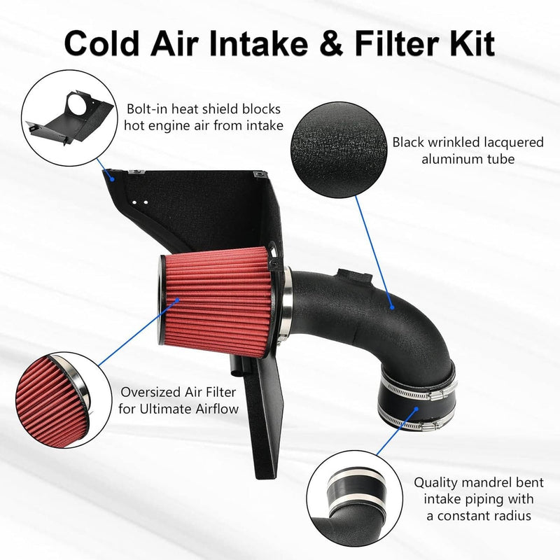Cold Air Intake System for BMW 320i 330i 420i 430i F30 F32 B48 2.0T 2016-2019
