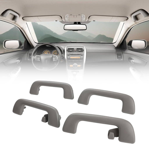 DURAFORCE 4Pc Front Rear Inner Roof Ceiling Pull Handle Grab for Toyota Corolla Yaris Rav4
