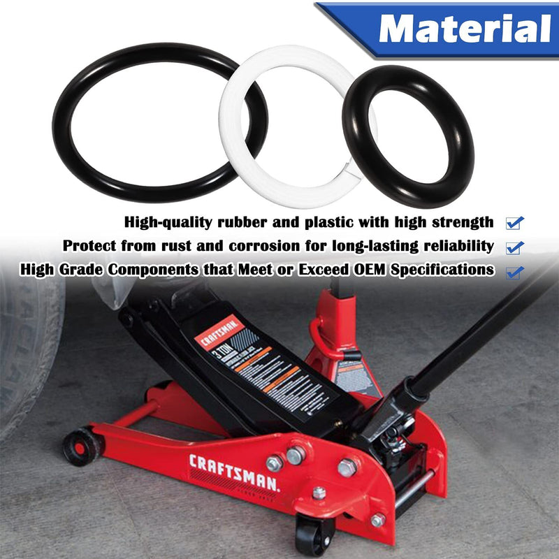 Floor Jack Seal Replacement Kit for Sears Craftsman MVP 214.50136 G-493LWM