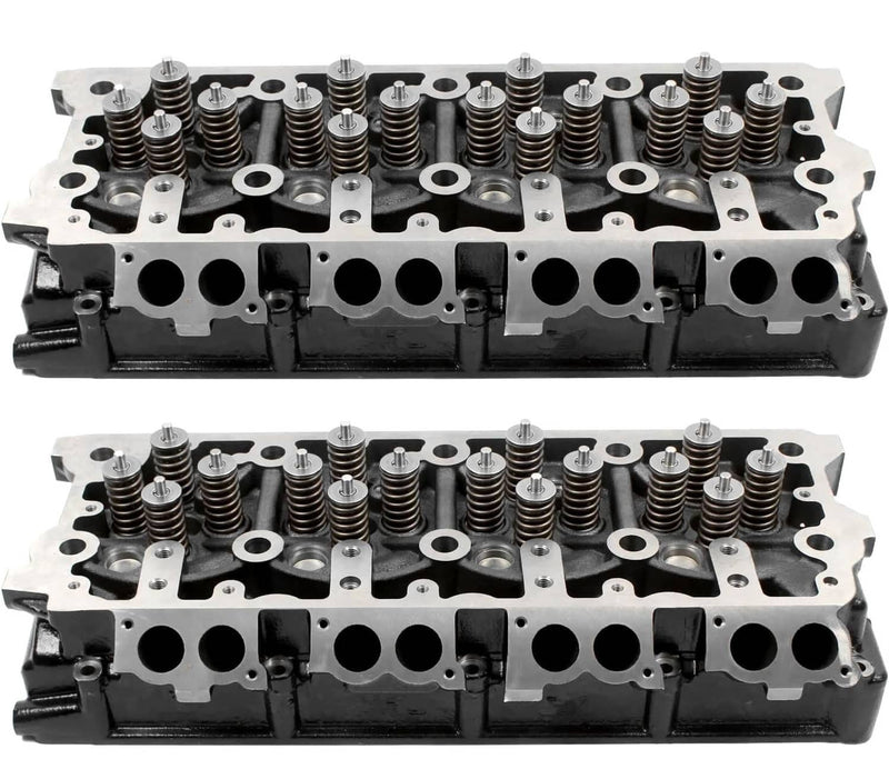 2PCS Cylinder Heads Powerstroke 6.4L for Ford F250 F350 F450 F550 2008-2010