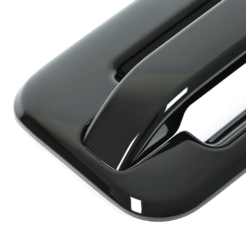 Black Painted Door Handle Covers with Keypad for Ford F150 Crew Cab 2004-2014