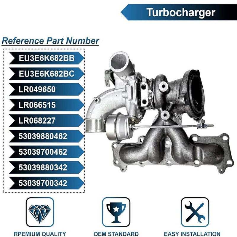 Turbo Charger for Range Rover Evoque L538 Discovery Sport L550 2.0L