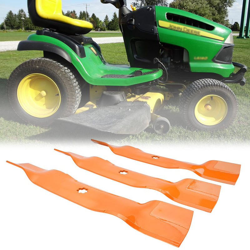 GY20852 Mower Deck Blade 3 Pack for John Deere D140 E140 D160 48 Inch