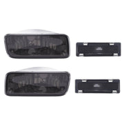 DURAFORCE Smoke Bumper Turn Signal Side Marker Lights for Chevrolet Camaro 1985-1992