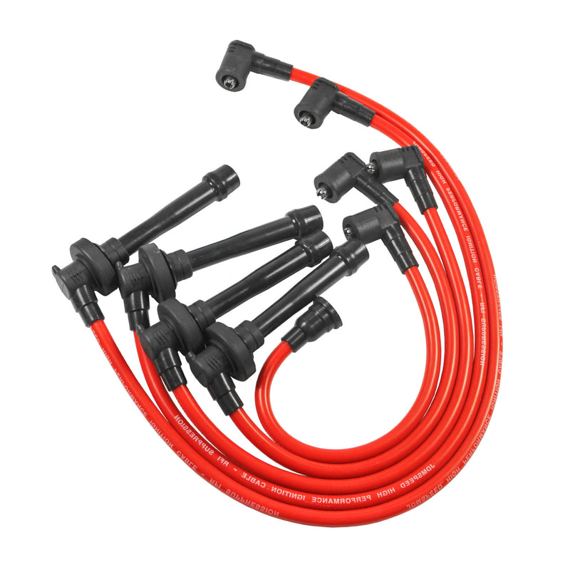 10.5mm Spark Plug Wire Set for Honda Accord 1998-2002 2.3L DX LX 10 Pieces