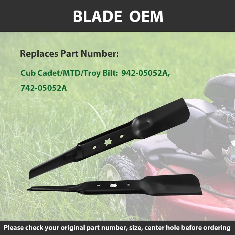 50in Cut Mower Blade Replaces 942-05052A 742-05052A for MTD Cub Cadet Troy-Bilt