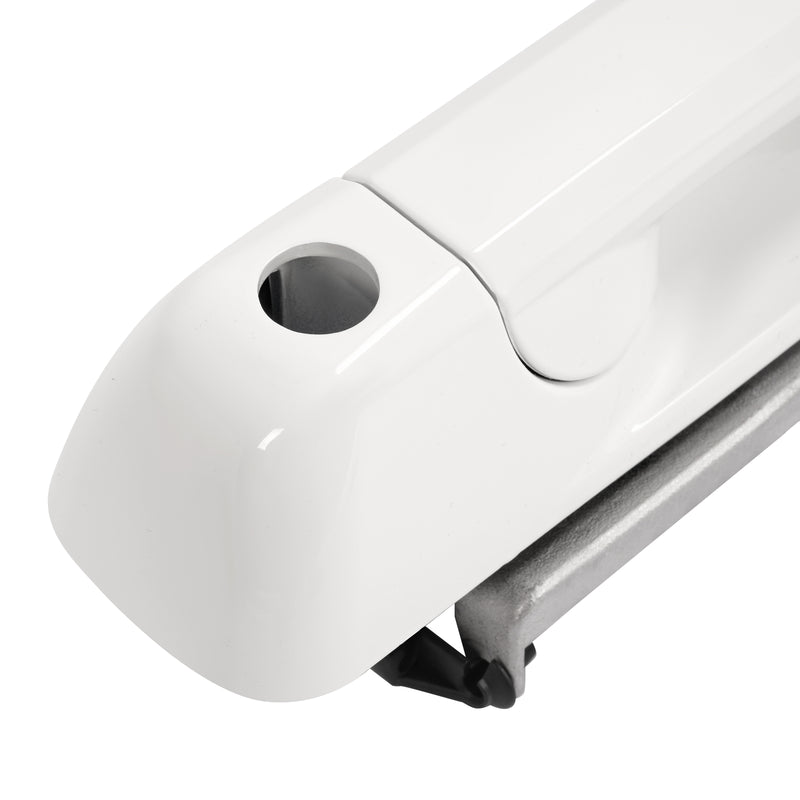 Outside Door Handle White for Dodge Ram 1500 2009-2024 2500 2011-2025 4 Pcs