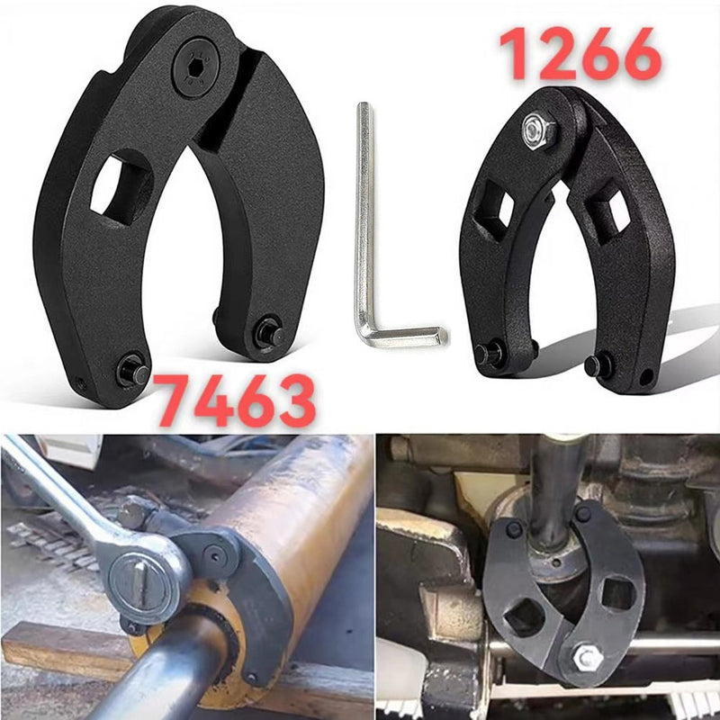1266 +7463 Adjustable Gland Nut Wrench Spanner Tool Set for Hydraulic Cylinder