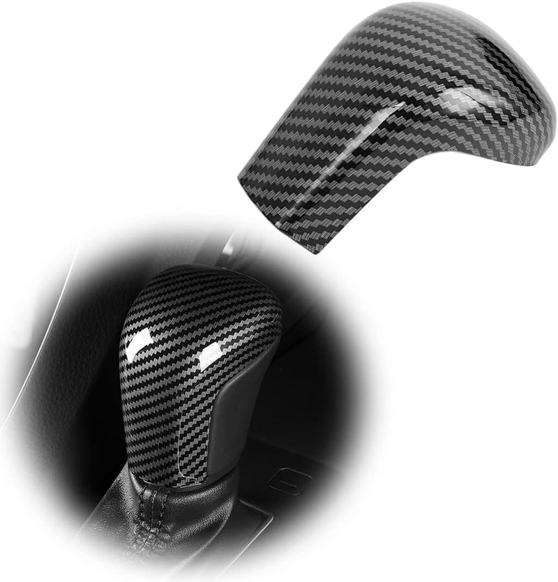 Carbon Fiber Gear Shift Knob Cover Trim Cap Protector for Toyota Camry 2018-2022