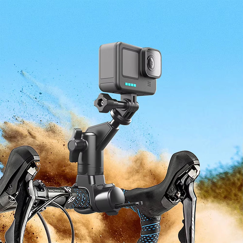 Motorcycle Bike Handlebar Mount for Insta360 X4 X3 GoPro Hero 13 Camera Holder