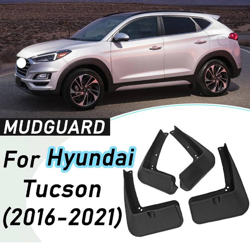 Mud Flaps Splash Guards Mudguards Front Rear for Hyundai Tucson 2016-2021