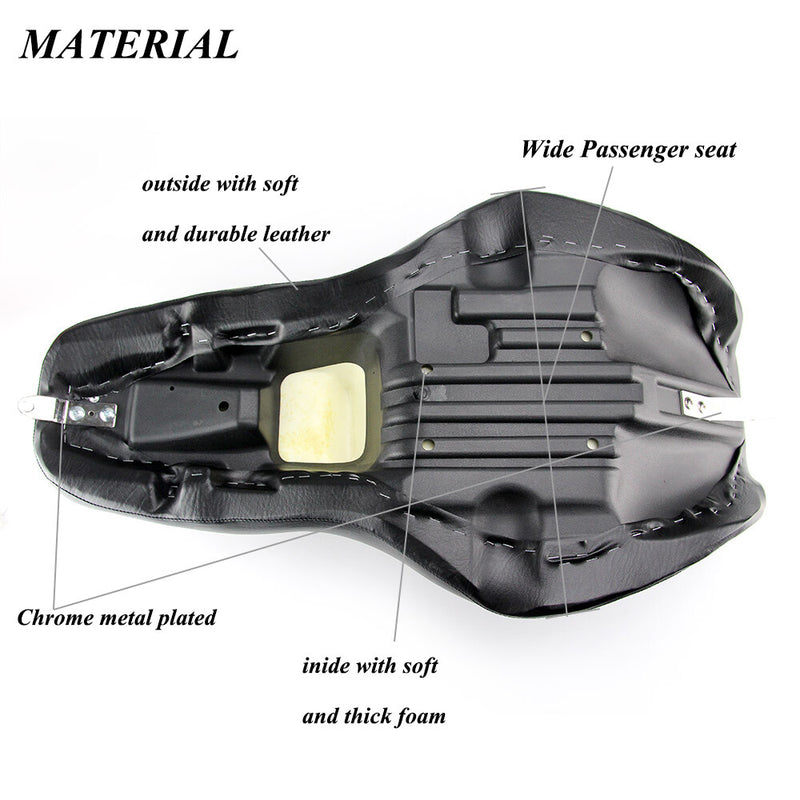 Driver Passenger Two-Up Seat for Harley Touring Road King 1997-2007