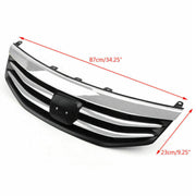 DURAFORCE Front Radiator Bumper Grille Front Upper Chrome Grill for Honda Accord 2011-2012