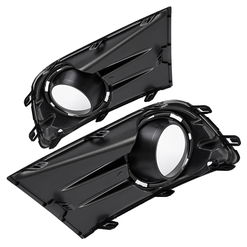 Pair Front Bumper Fog Light Lamp Cover Bezel Trim for Honda Pilot 2012-15 LH+RH