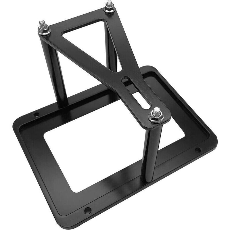 Aluminum Billet Battery Tray Hold Down Trunk Relocation Racing Mount Black